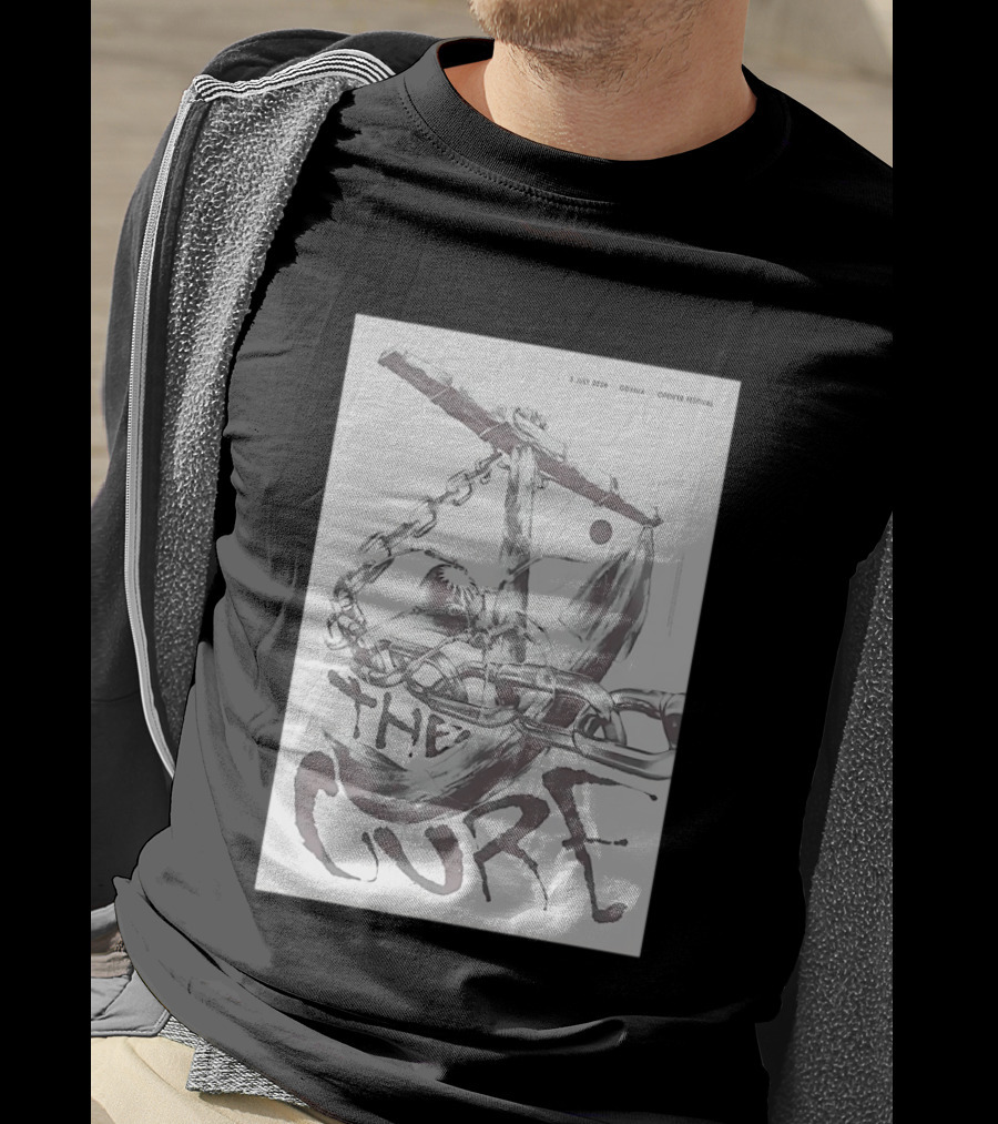 The Cure Gdynia Open'er Festival July 3 2026 Chained Figure Concert T-Shirt