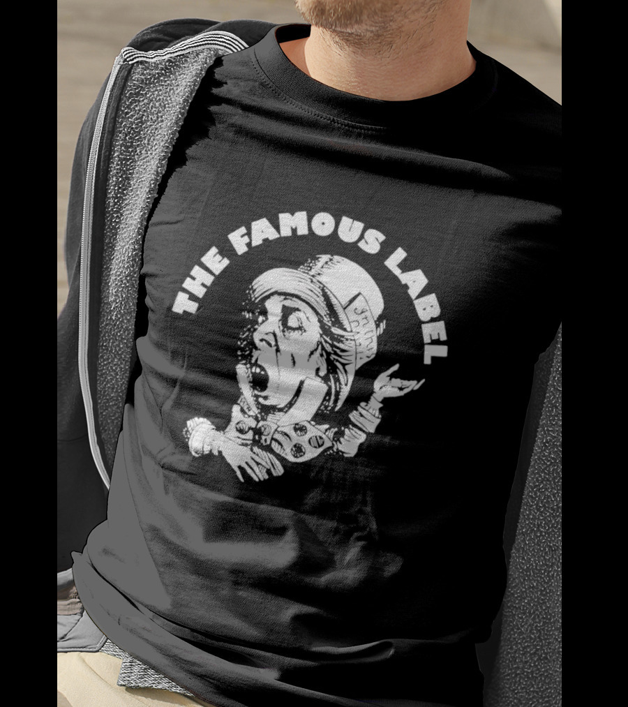 The Famous Label Mad Hatter Screaming T-Shirt