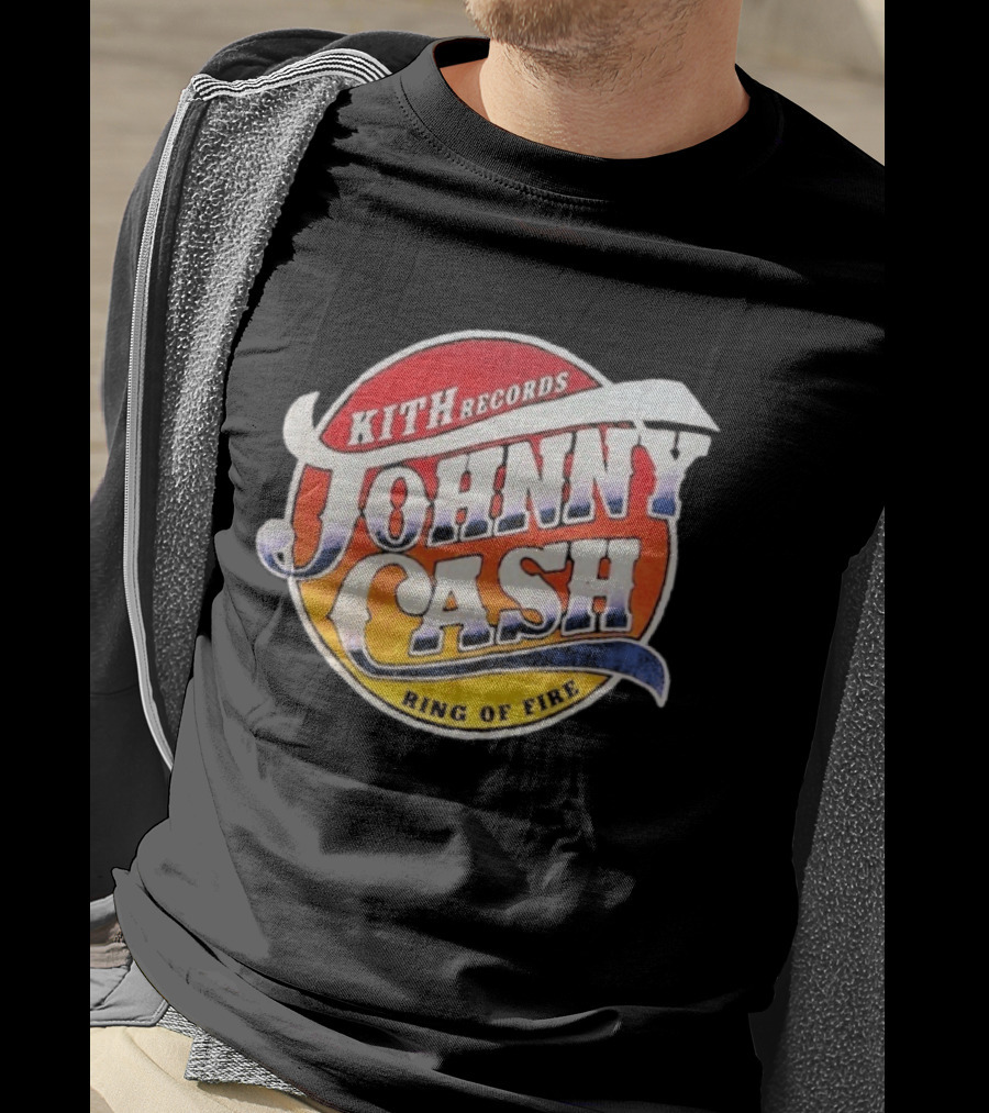 Kith Records Johnny Cash Ring Of Fire T-Shirt