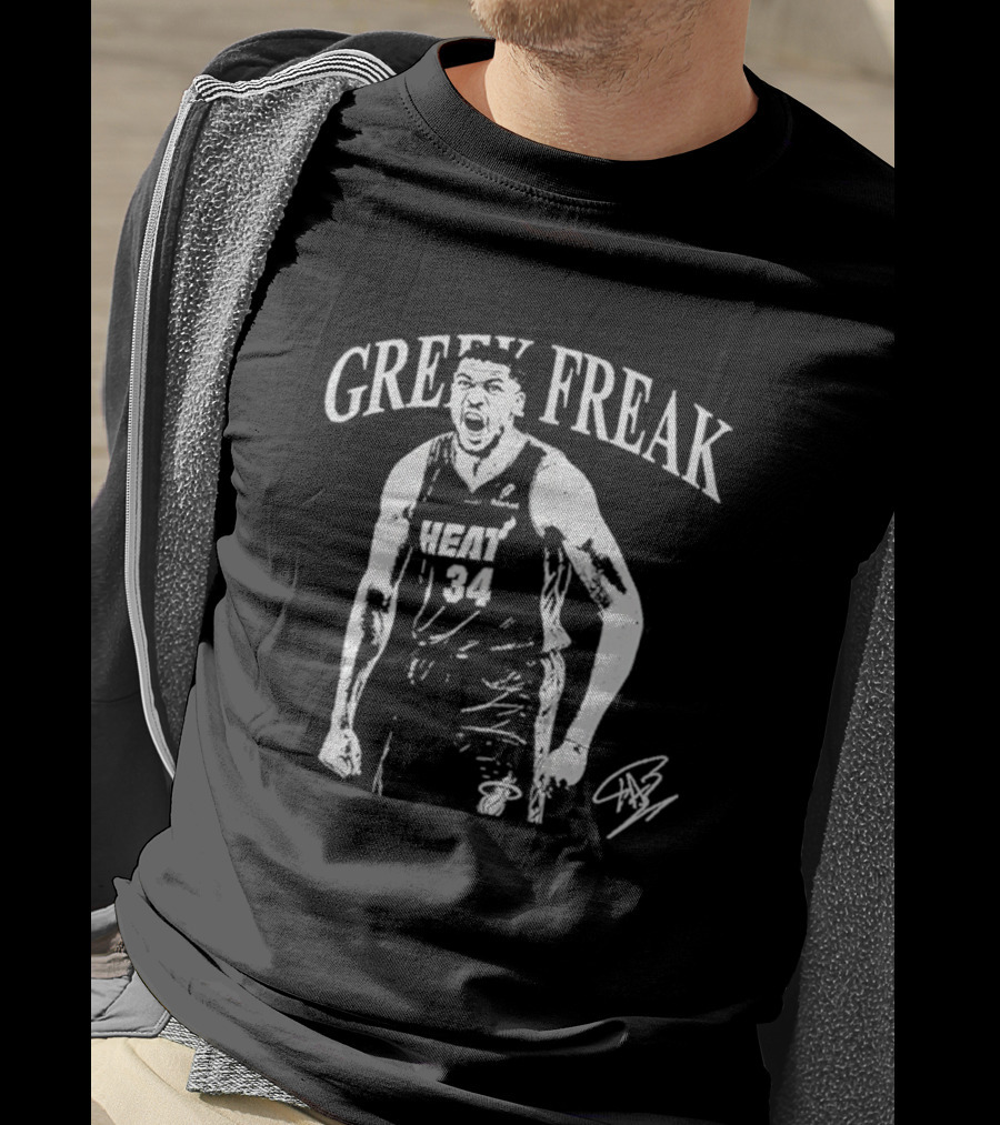Greek Freak Giannis Antetokounmpo Heat 34 T-Shirt