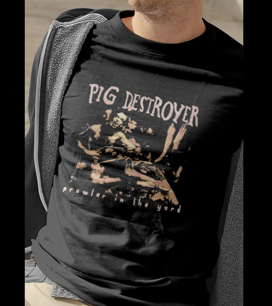 Pig Destroyer Prowler In The Yard Grindcore Band Album T-Shirt
