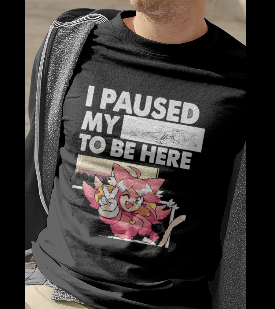 I Paused My Game To Be Here Mad Mew Mew Undertale Anime Girls T-Shirt