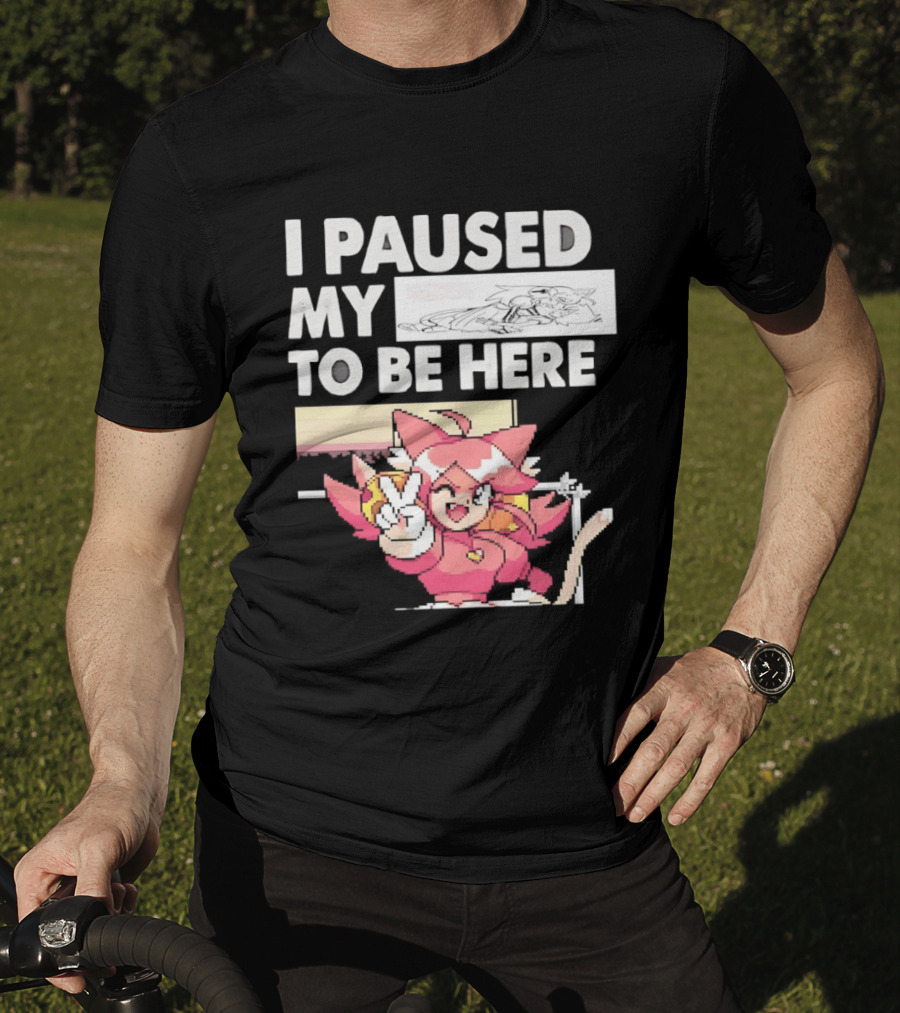 I Paused My Game To Be Here Mad Mew Mew Undertale Anime Girls T-Shirt