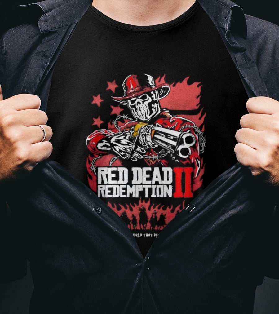 Red Dead Redemption II We're Thieves In A World That Don't Want Us No More Arthur Morgan Cowboy T-Shirt