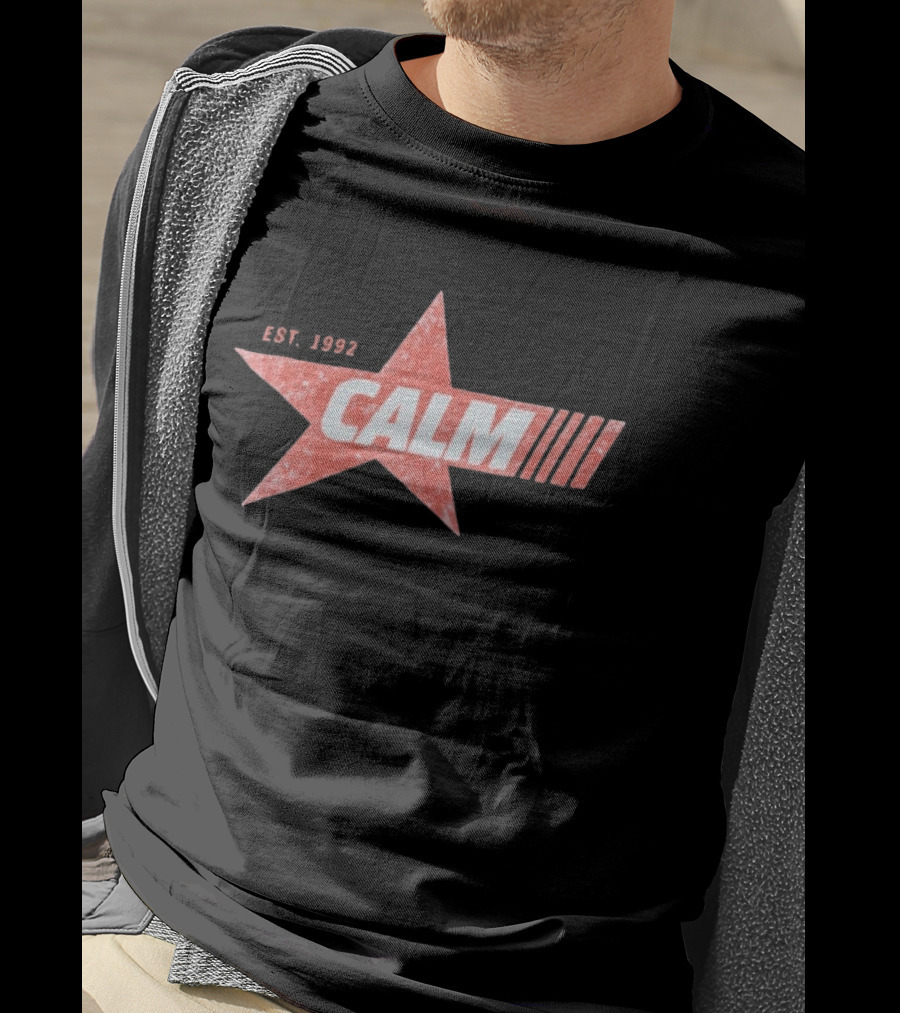 Calm Red Star Est 1992 T-Shirt