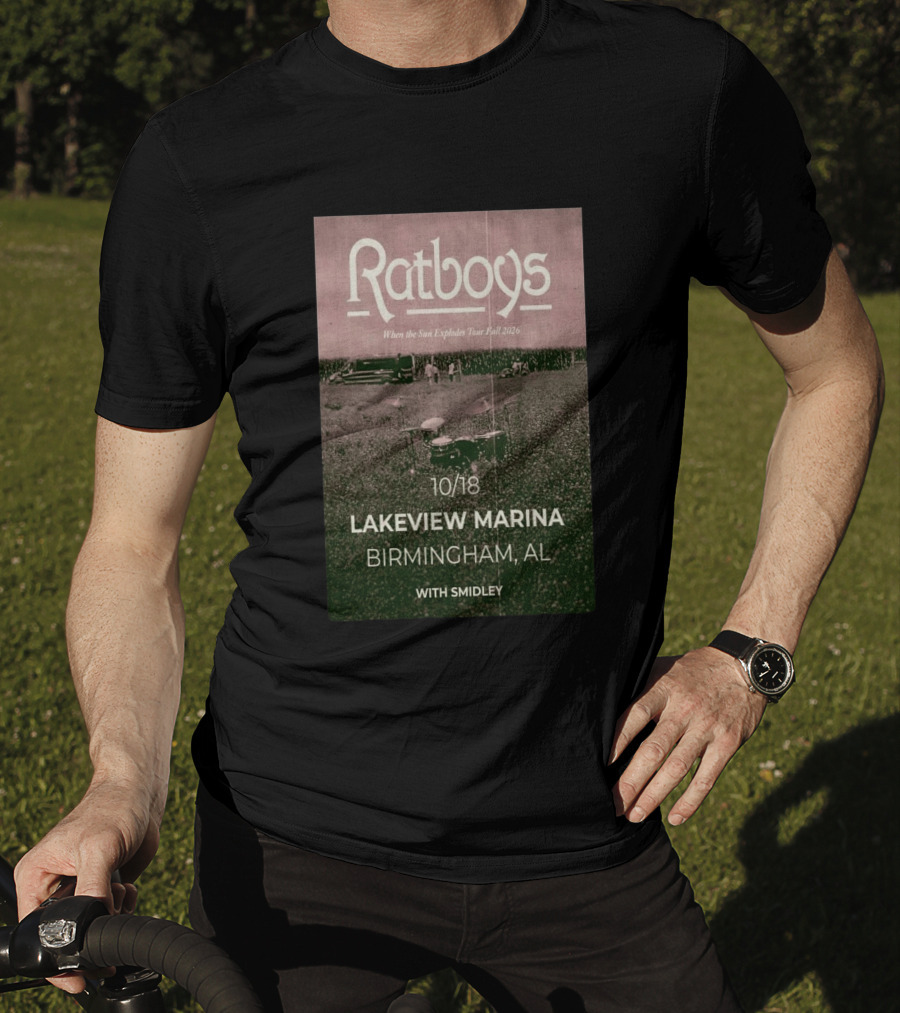 Ratboys When The Sun Explodes Tour Lakeview Marina Birmingham AL 10 18 2026 With Smidley T-Shirt