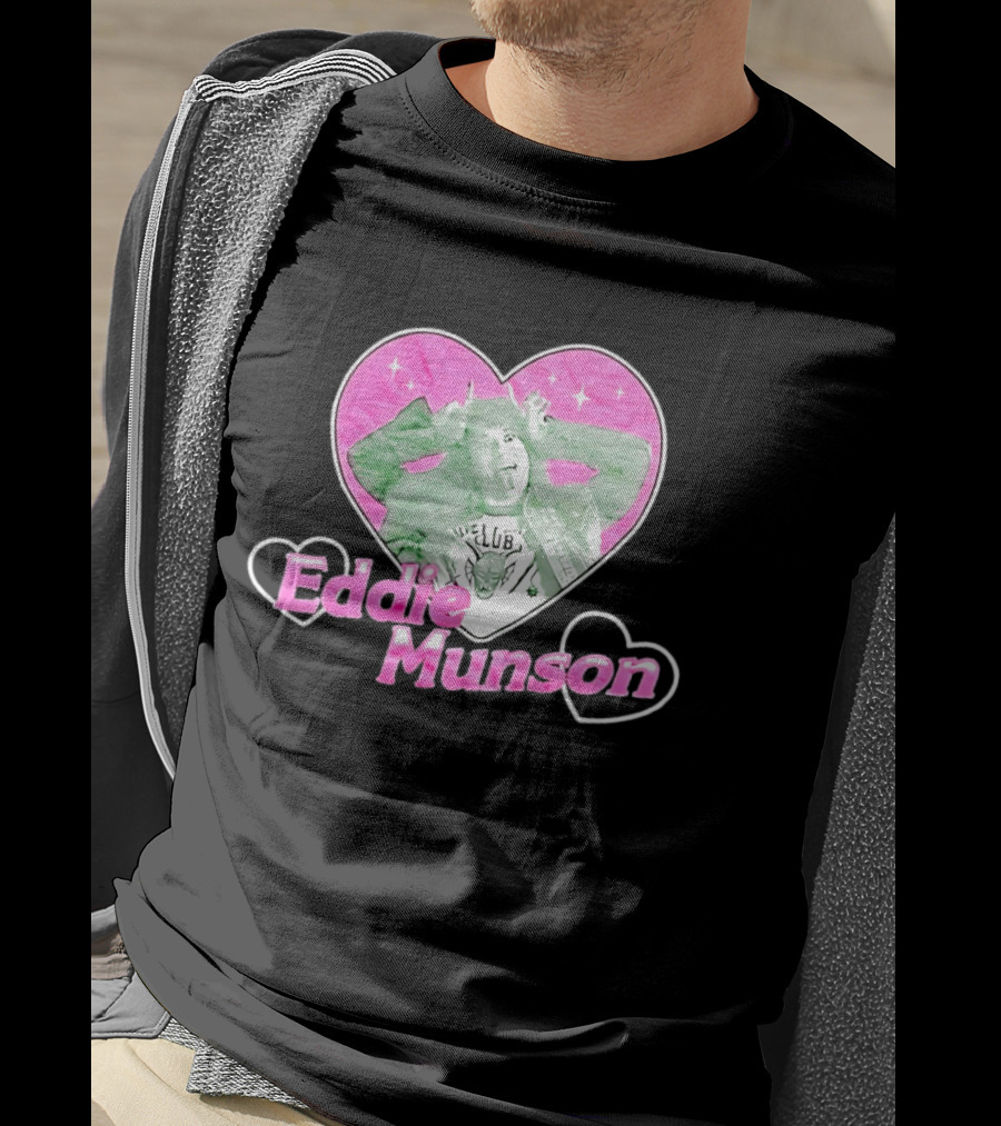 Eddie Munson Hellfire Club Heart Frame Stranger Things T-Shirt