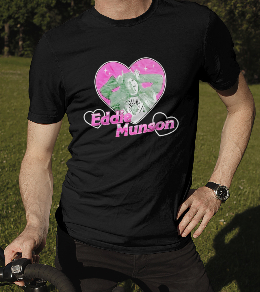 Eddie Munson Hellfire Club Heart Frame Stranger Things T-Shirt