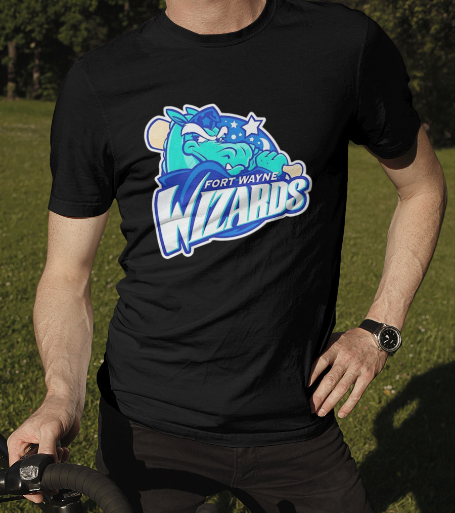 Fort Wayne Wizards Crocodile Logo Minor League Baseball Team T-Shirt