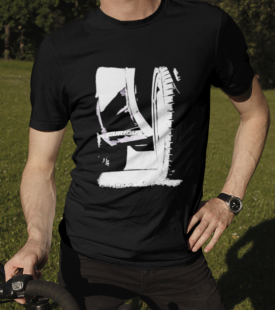 Furious 7 Universal City Studios Film Franchise Automotive Wheel Tire Rim T-Shirt