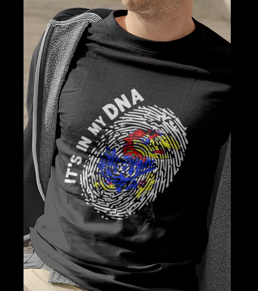 Kansas Jayhawks It's In My DNA Fingerprint T-Shirt