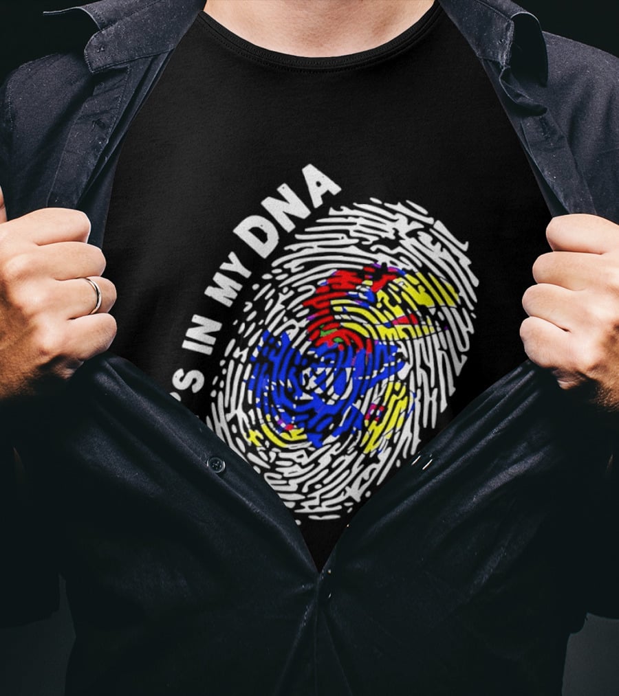 Kansas Jayhawks It's In My DNA Fingerprint T-Shirt