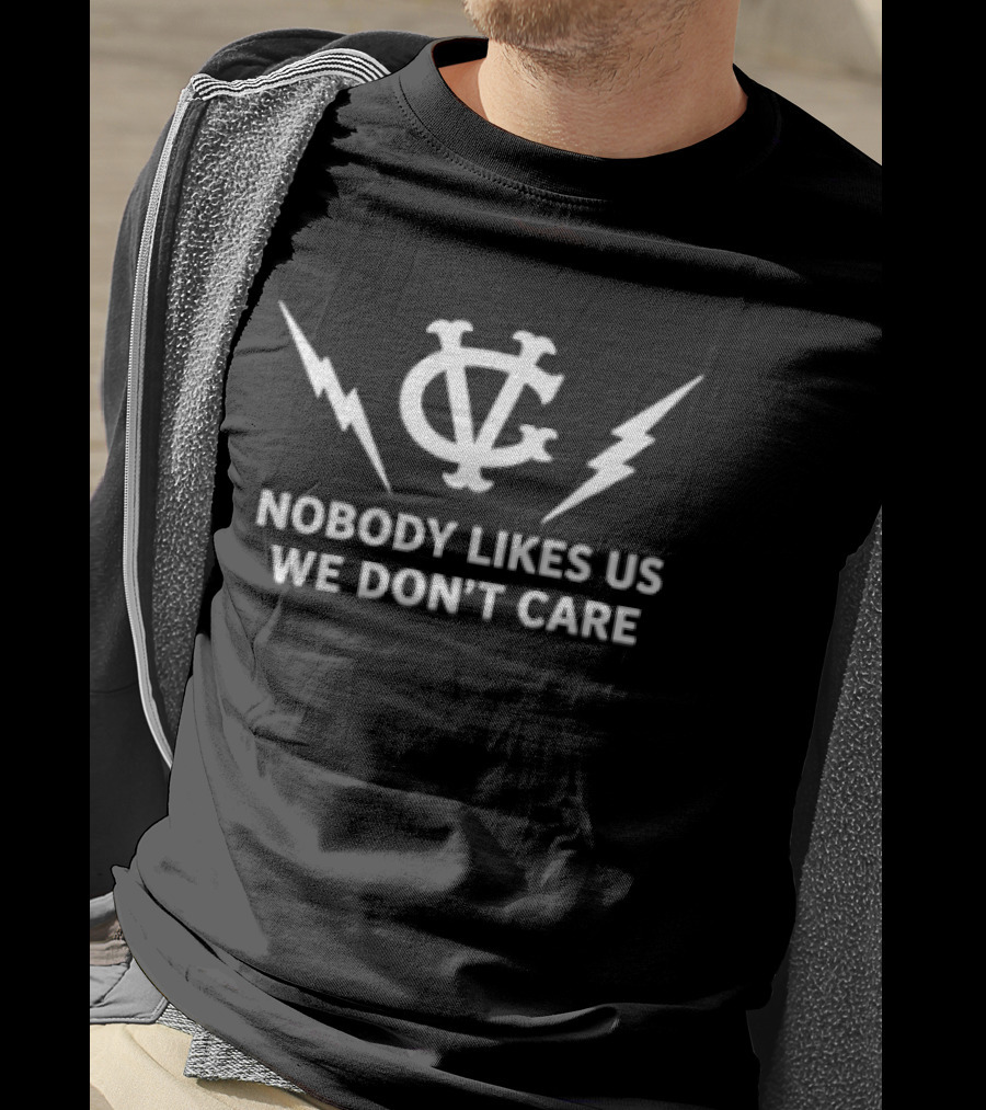 VC Nobody Likes Us We Don't Care Lightning Bolt T-Shirt