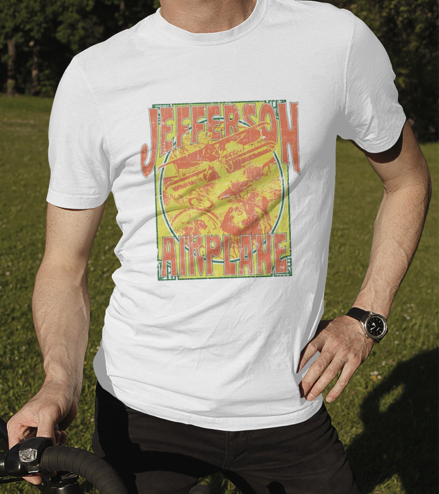 Jefferson Airplane Distressed Vintage Band Art Psychedelic 60s T-Shirt