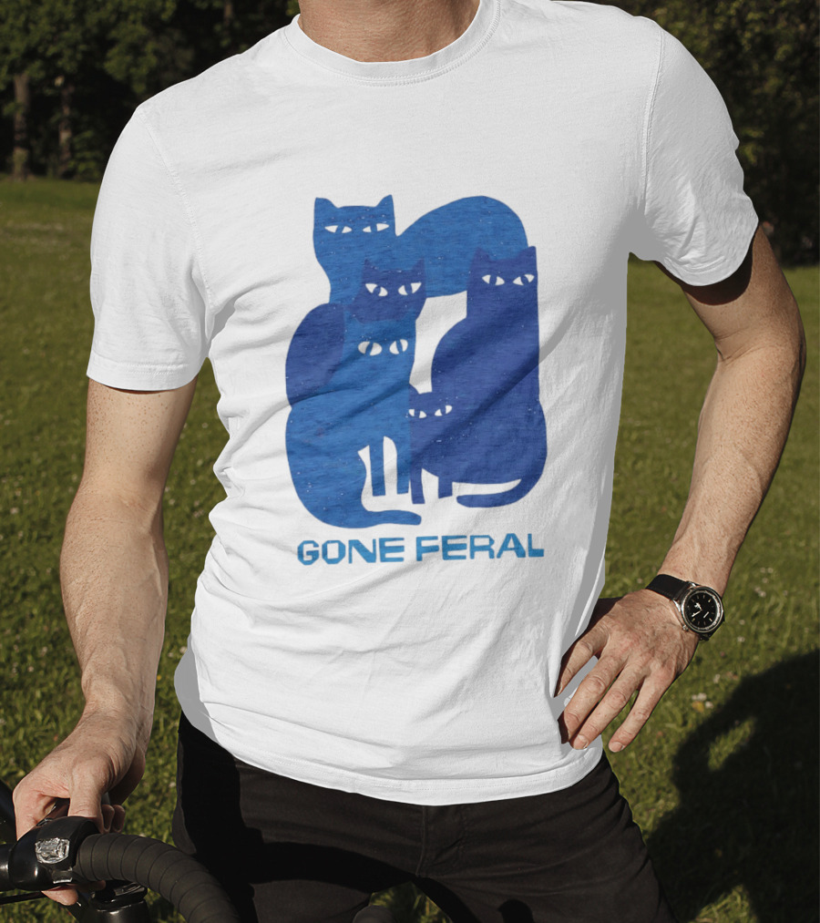 Gone Feral Cats Group T-Shirt