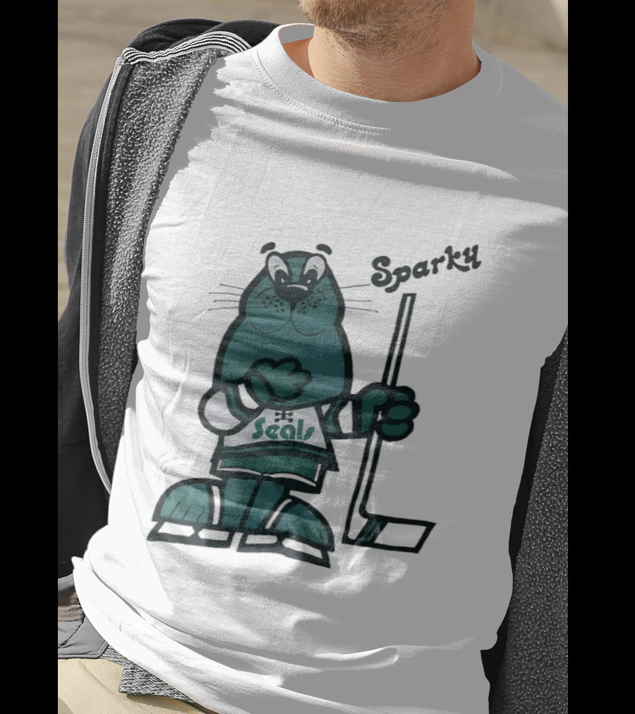 Sparky Seals Hockey Team California Golden Seals T-Shirt
