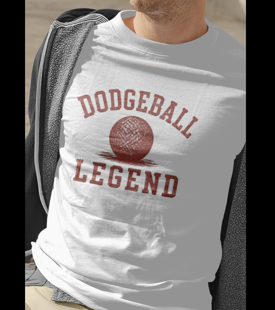 Dodgeball Legend Retro Athletic Style Championship T-Shirt