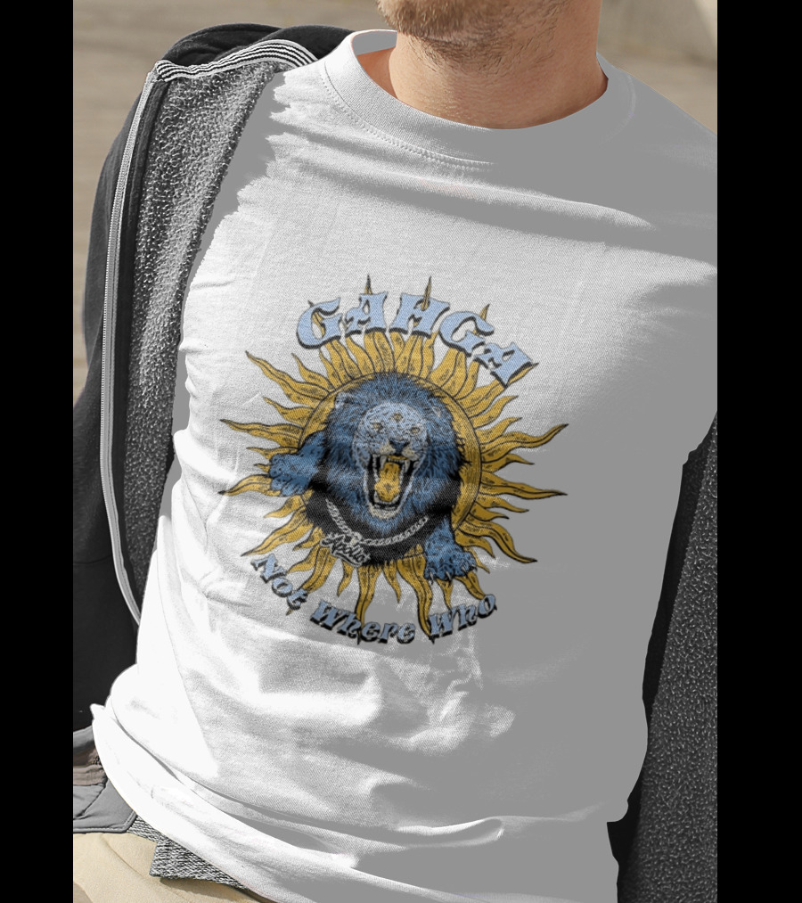 Ganga Three Eyed Lion Sunburst Apollo Not Where Who T-Shirt