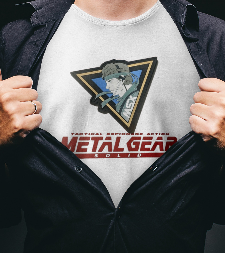 Metal Gear Solid MSX Tactical Espionage Action Hero T-Shirt