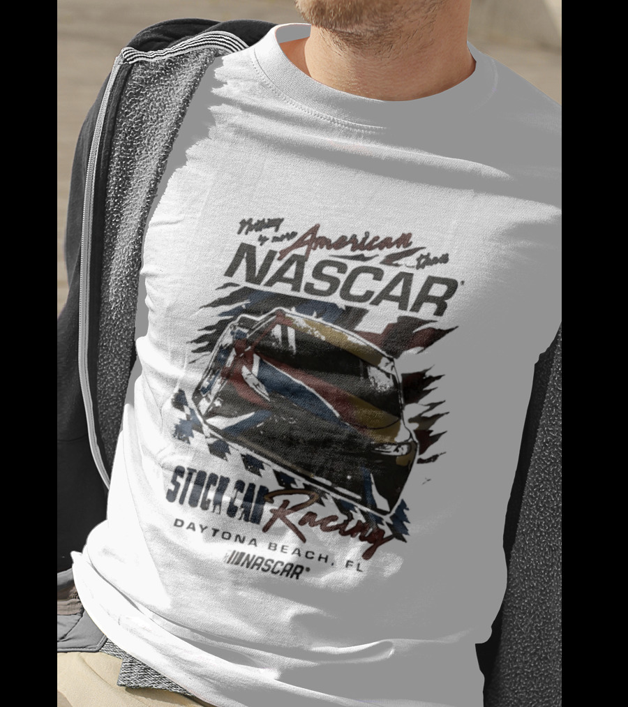 Nothing Is More American Than NASCAR Stock Car Racing In Daytona Beach FL #NASCAR T-Shirt