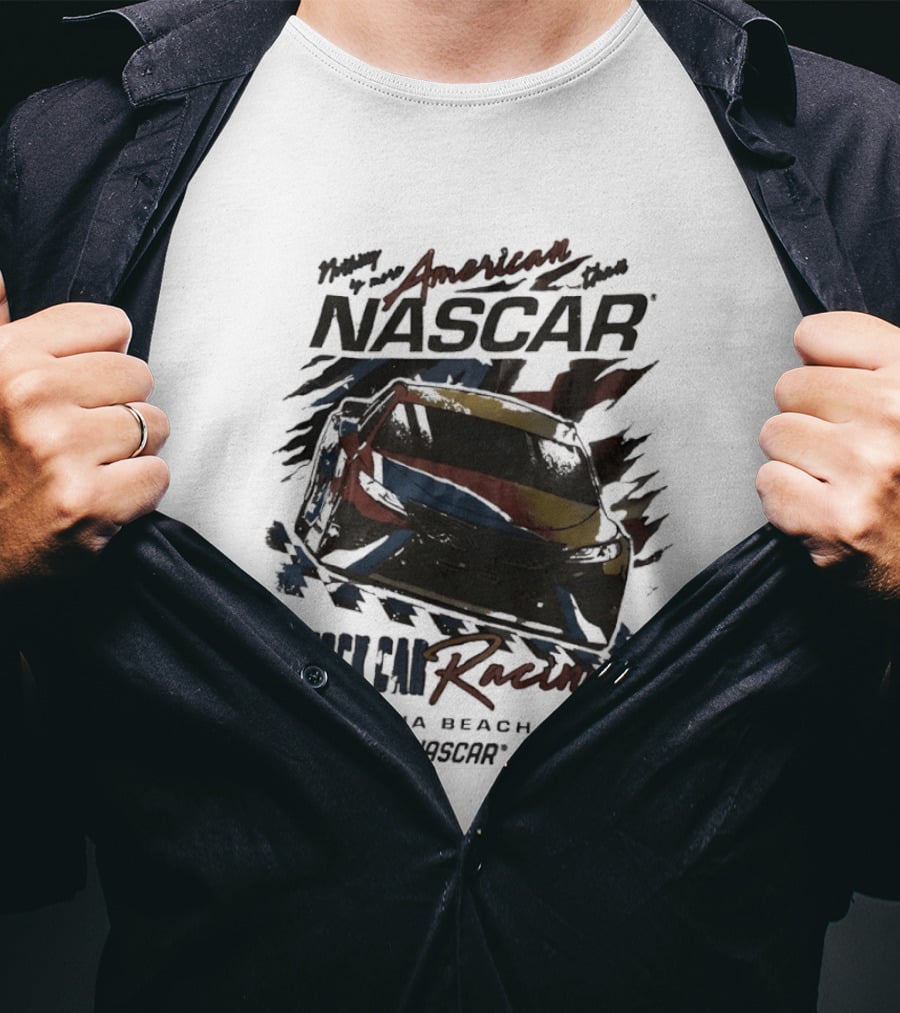 Nothing Is More American Than NASCAR Stock Car Racing In Daytona Beach FL #NASCAR T-Shirt