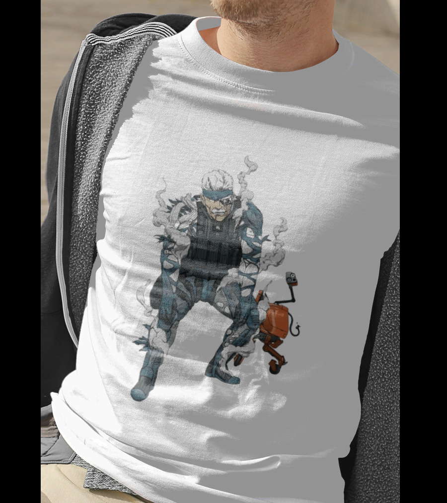 Metal Gear Solid Old Snake Konami Stealth Action Duo T-Shirt