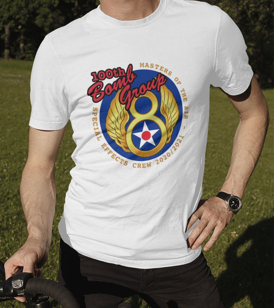 100th Bomb Group Masters Of The Air Eighth Air Force Special Effects Crew 2020 2021 T-Shirt