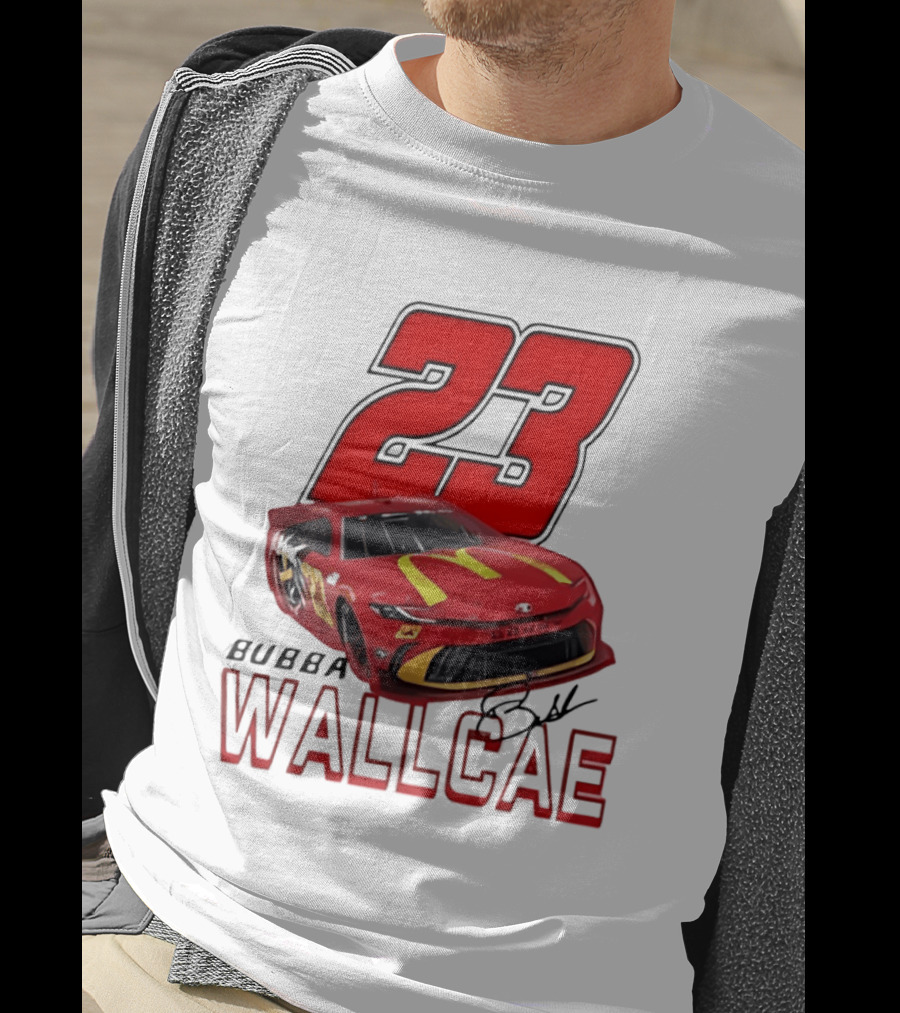 Bubba Wallace 23 Car NASCAR 23XI Racing T-Shirt