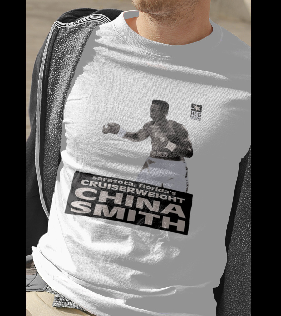 China Smith Sarasota Florida Cruiserweight Boxing Legend HCG Five Star Productions T-Shirt