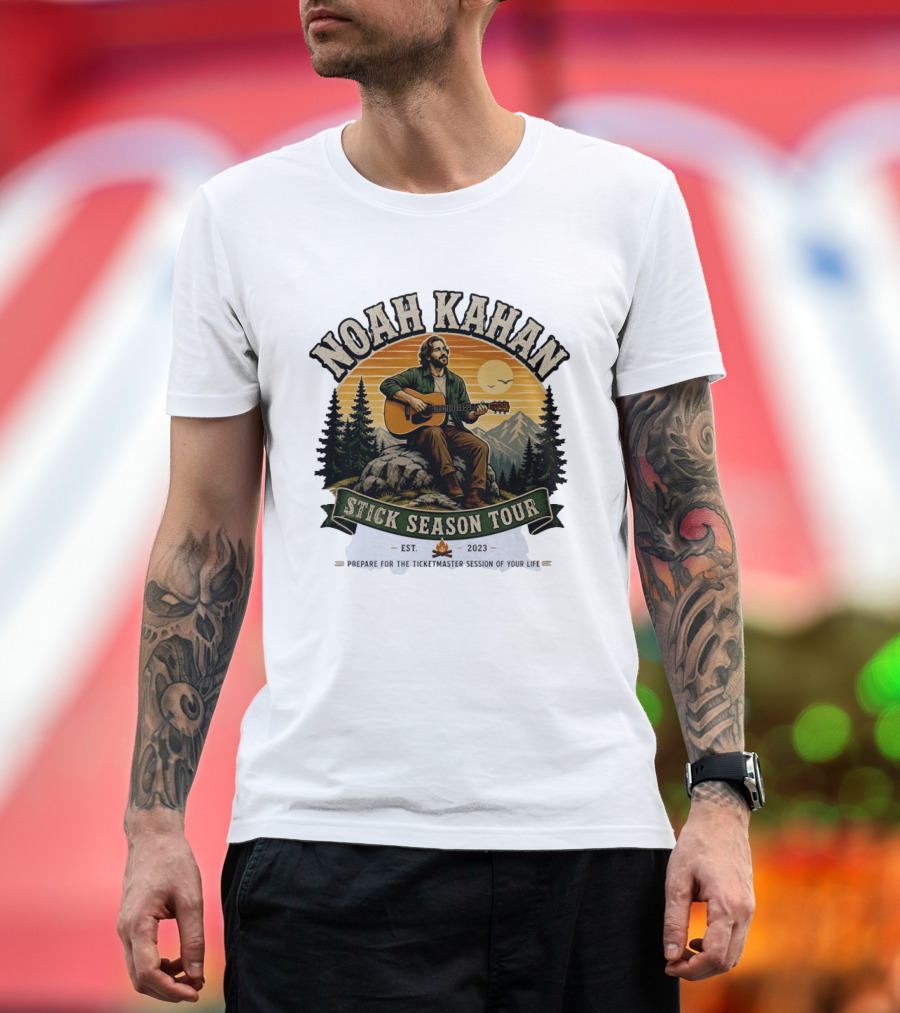 Noah Kahan Stick Season Tour 2023 Prepare For The Ticketmaster Session Of Your Life T-Shirt
