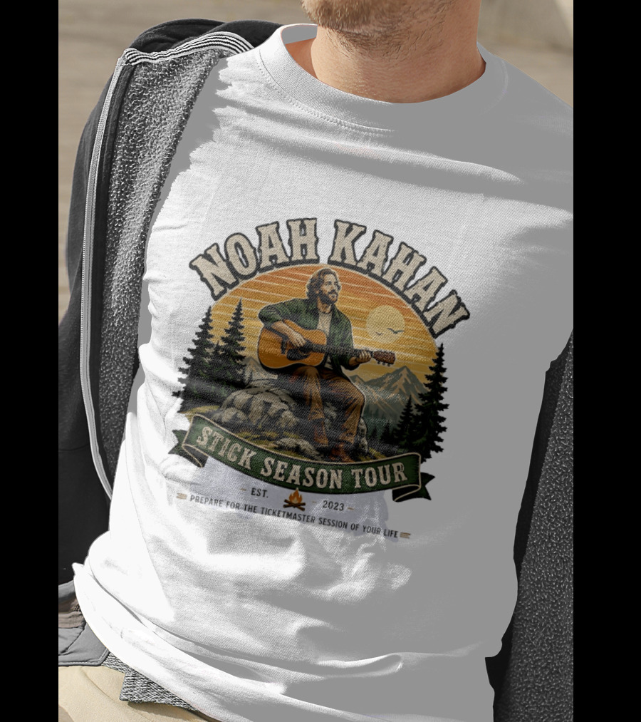 Noah Kahan Stick Season Tour 2023 Prepare For The Ticketmaster Session Of Your Life T-Shirt