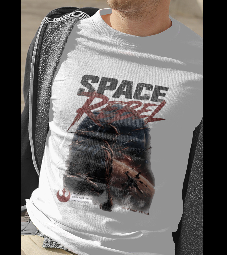 Space Rebel Break The Grid Write Your Legend Defy The Empire T-Shirt