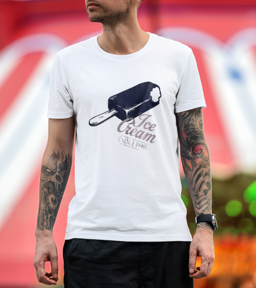 Ice Cream Popsicle Since 1999 Retro Dessert Delight T-Shirt