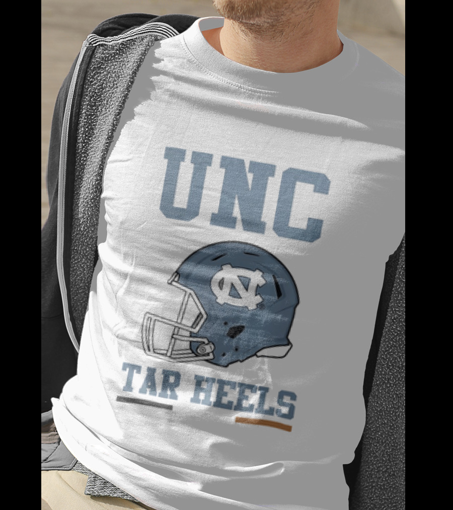UNC Tar Heels Football Helmets Ireland 2026 Aviva Stadium T-Shirt