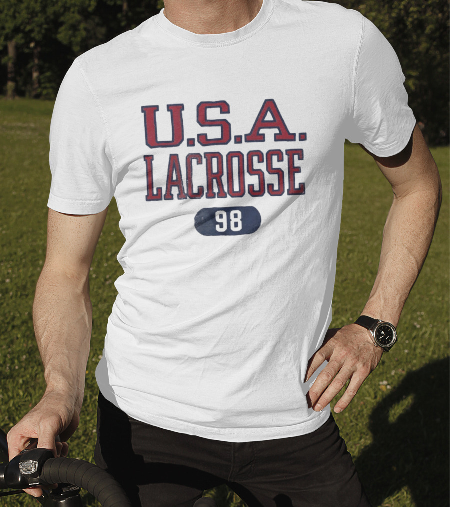 U.S.A. Lacrosse 98 Sports Team Authentic T-Shirt