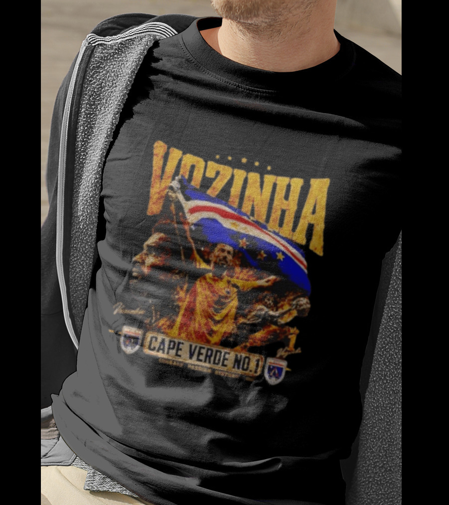 Vozinha Cape Verde No 1 Courage Passion History Flag Celebration T-Shirt