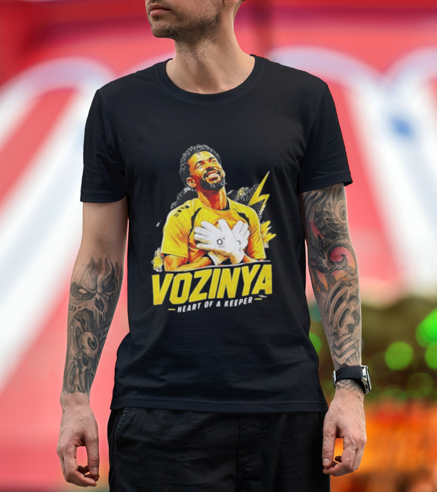Vozinya Heart Of A Keeper Cape Verde Football Goalkeeper T-Shirt