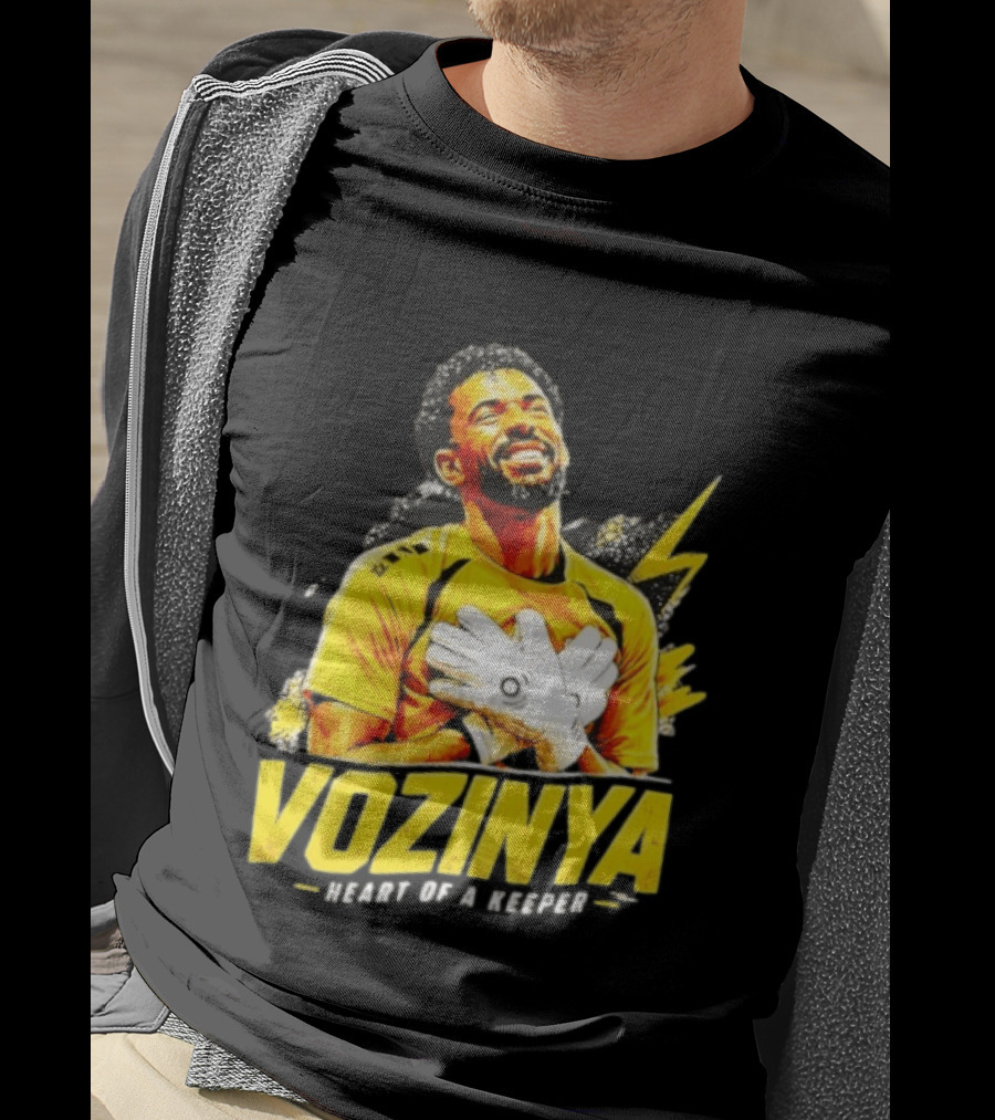 Vozinya Heart Of A Keeper Cape Verde Football Goalkeeper T-Shirt