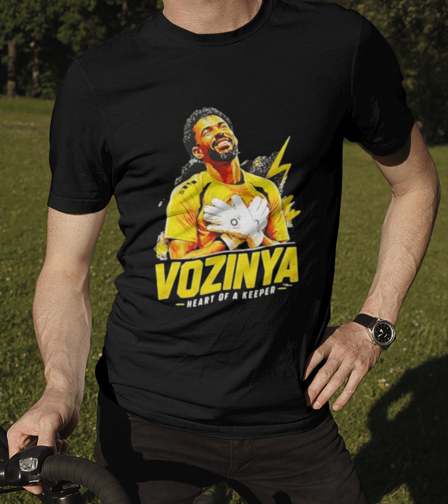 Vozinya Heart Of A Keeper Cape Verde Football Goalkeeper T-Shirt