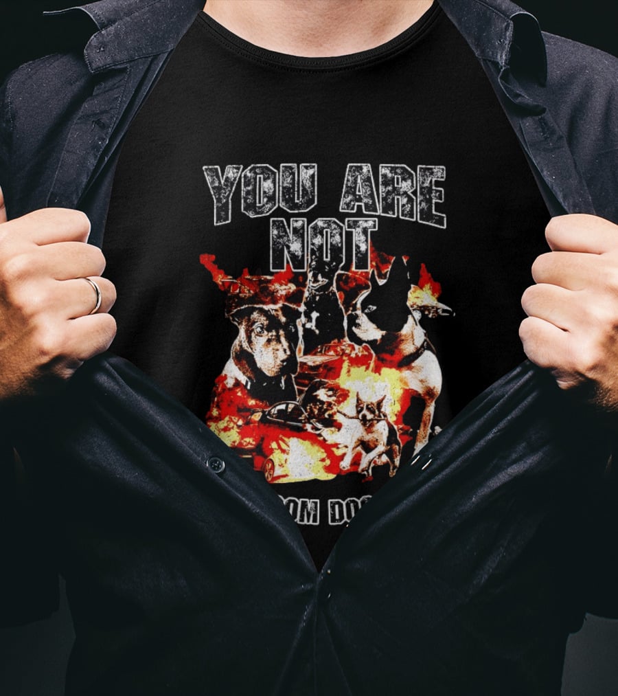 You Are Not Safe From Dogs Here Multiple Dogs Explosion T-Shirt