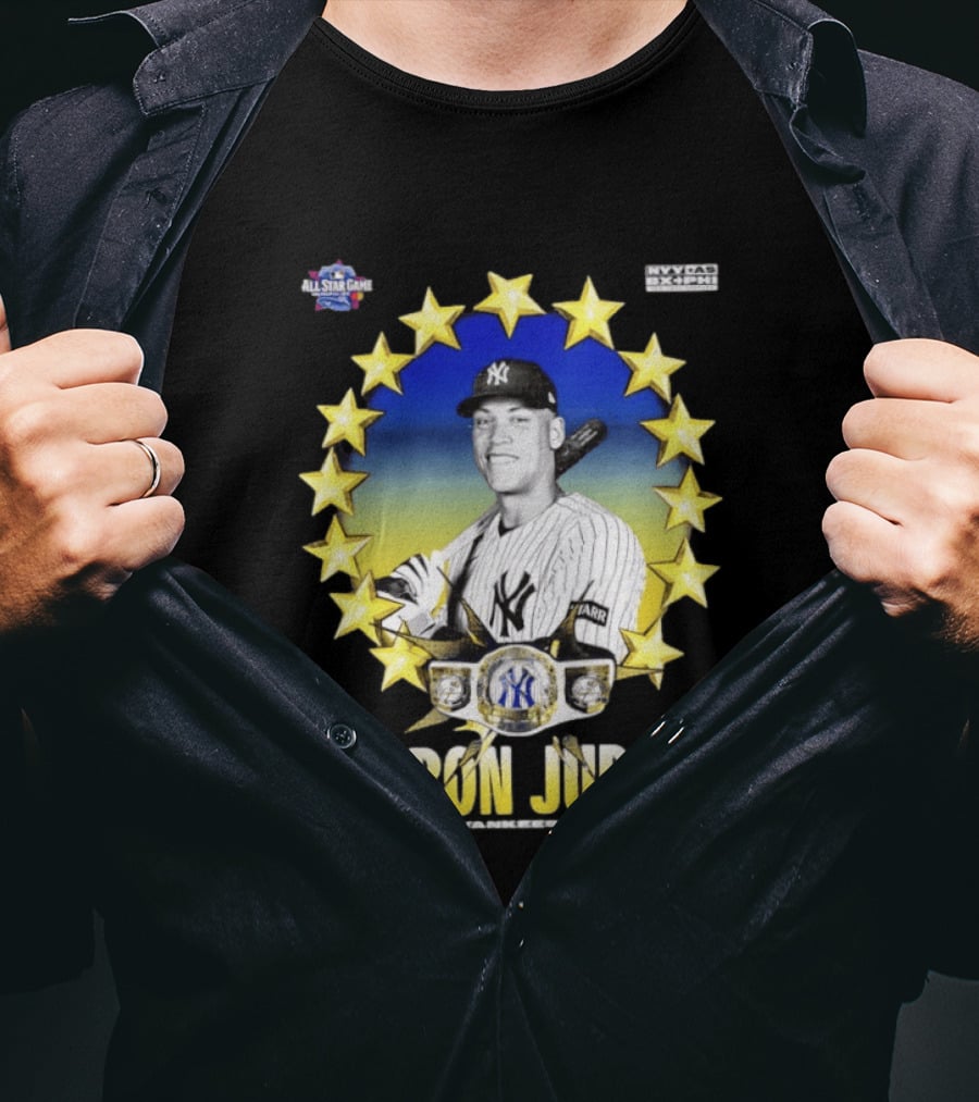 Aaron Judge New York Yankees All Star MVP 2026 Philadelphia Event Stars T-Shirt