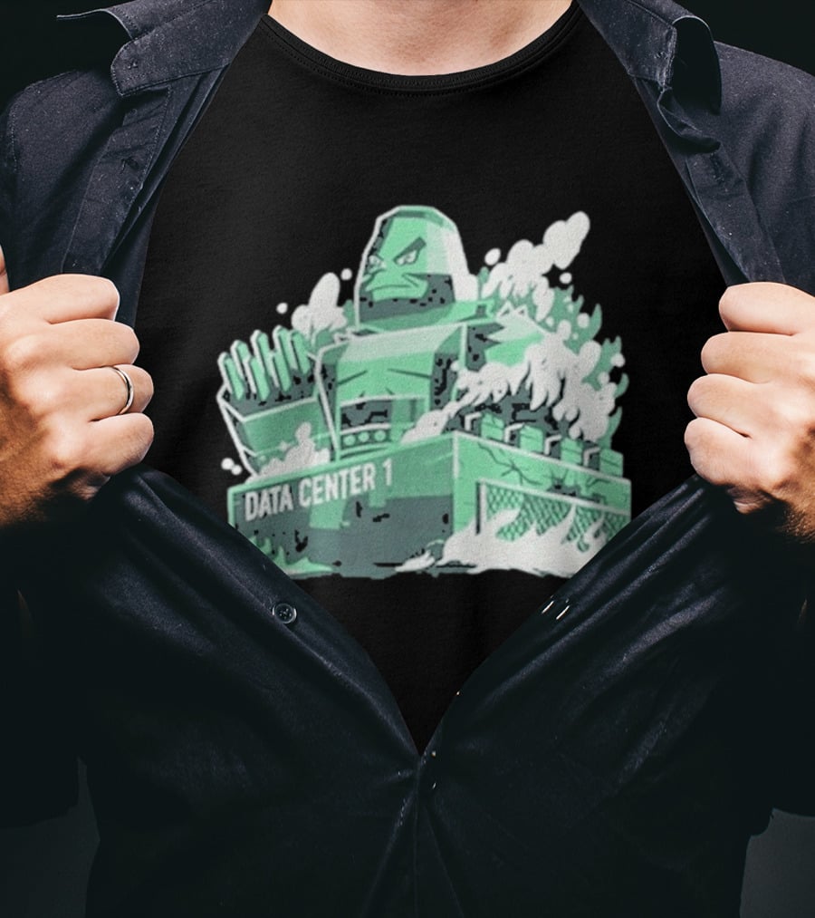 Avalanche AI Data Center 1 Robotic Powerhouse Iconography T-Shirt