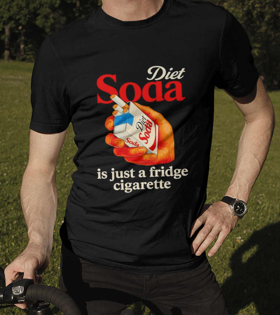 Diet Soda Is Just A Fridge Cigarette Hand Pack T-Shirt