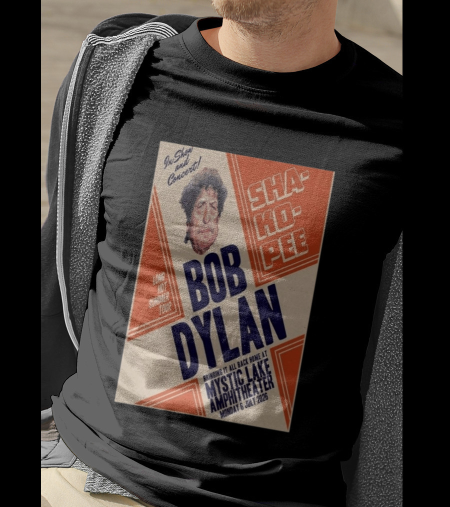 Bob Dylan Long Hot Summer Tour Mystic Lake Amphitheater Shakopee 6 July 2026 T-Shirt
