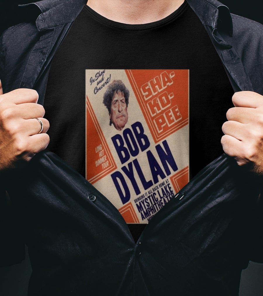 Bob Dylan Long Hot Summer Tour Mystic Lake Amphitheater Shakopee 6 July 2026 T-Shirt