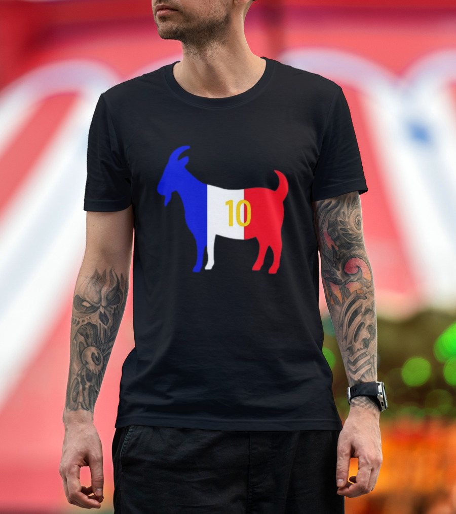 France Goat 10 Kylian Mbappe French Football Soccer Legend T-Shirt