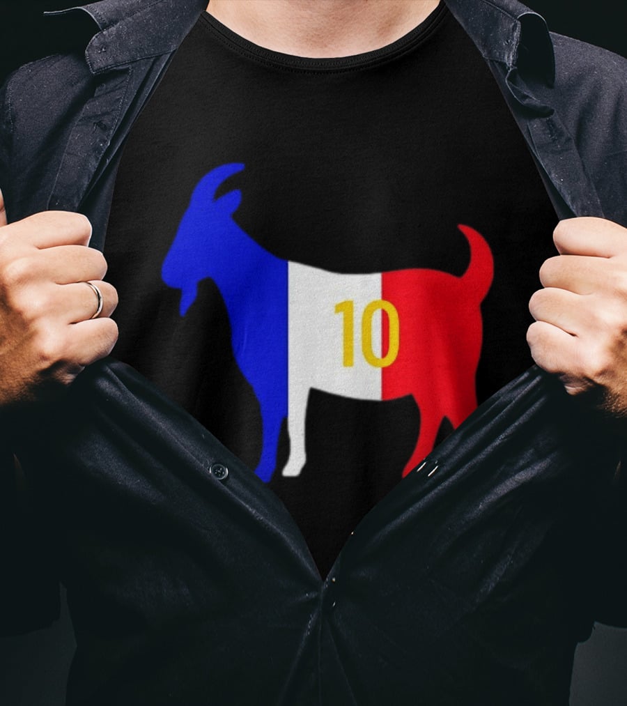 France Goat 10 Kylian Mbappe French Football Soccer Legend T-Shirt