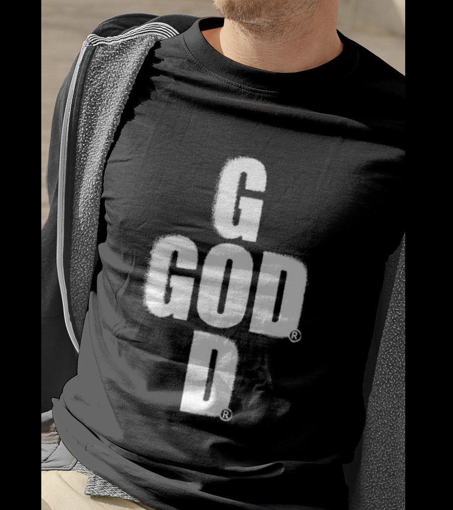 GOD Cross Christian Faith Minimalist Religious T-Shirt