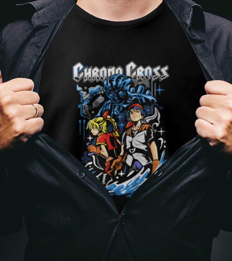 Chrono Cross Shattered Dimensions RPG Characters Adventure Gaming T-Shirt