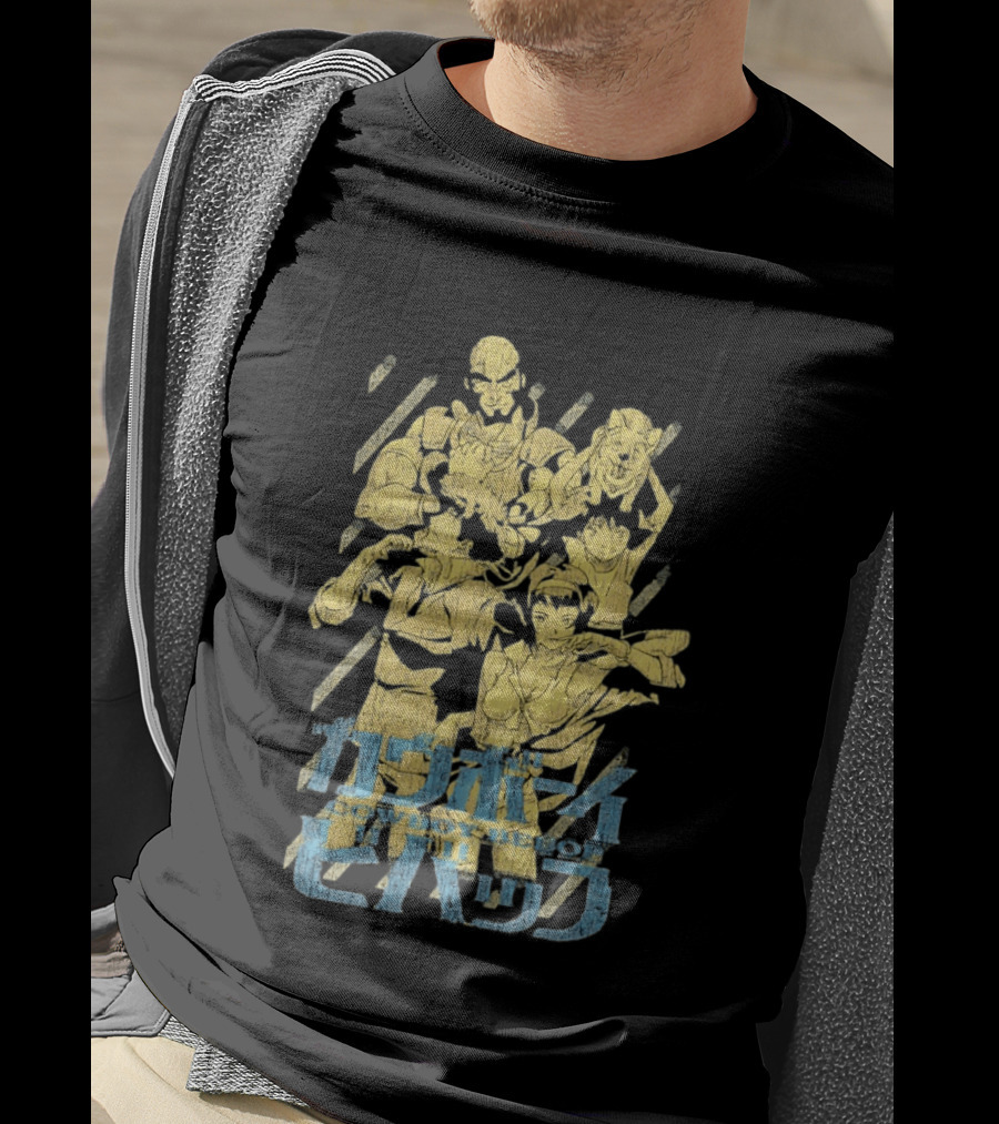 Cowboy Bebop Spike Spiegel Faye Valentine Crew T-Shirt